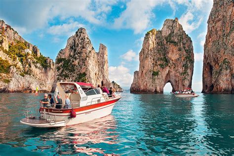 Here's a suggested itinerary for a day trip to Capri departing from Rome: 830: arrive in Naples and take the ferry to Capri. 9:30 - 11:30: boat tour of the island and/or visit the Blue Grotto. 1130 - 3:00: visit Anacapri and a quick lunch. 3:00 - 5:00: visit the historic center of Capri and shopping. 6:00: Return to Naples and then to Rome.